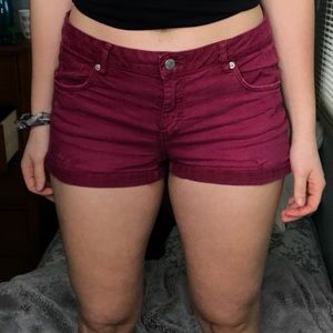 Shortie shorts